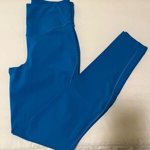 Blue Lululemon Fast & Free Leggings High-Rise & 28”